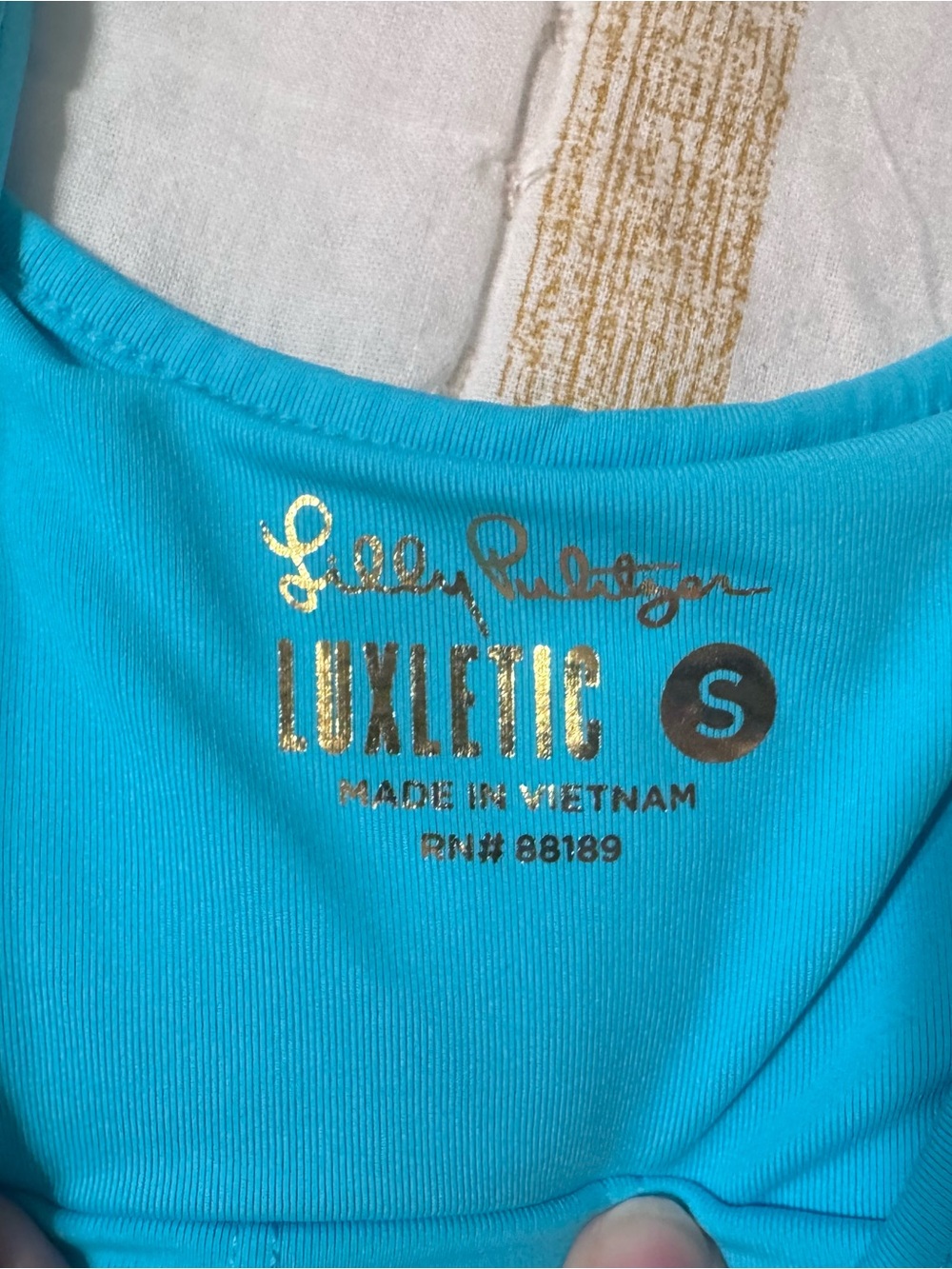 Lilly Pulitzer Scoop Neck Tank Duo - Teal & Periwinkle Blue *2 pack!* - Picture 3 of 10